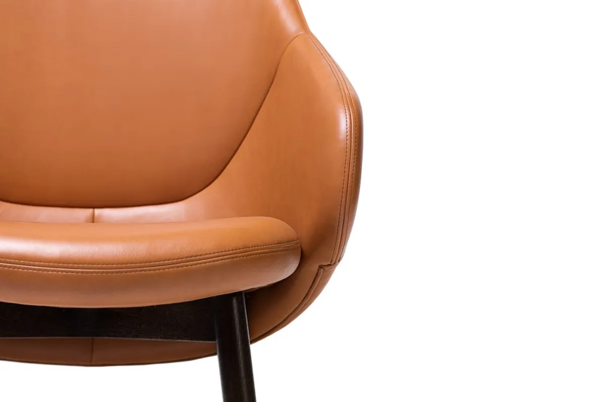 Alba Lounge Armchair Elmotique Leather 6