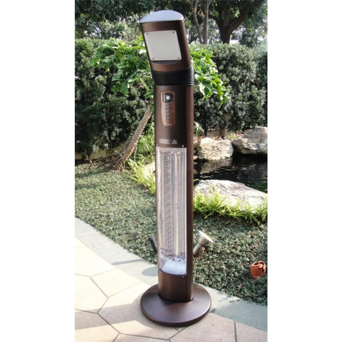 Amun Infrared free standing heater Inside Out Contracts4