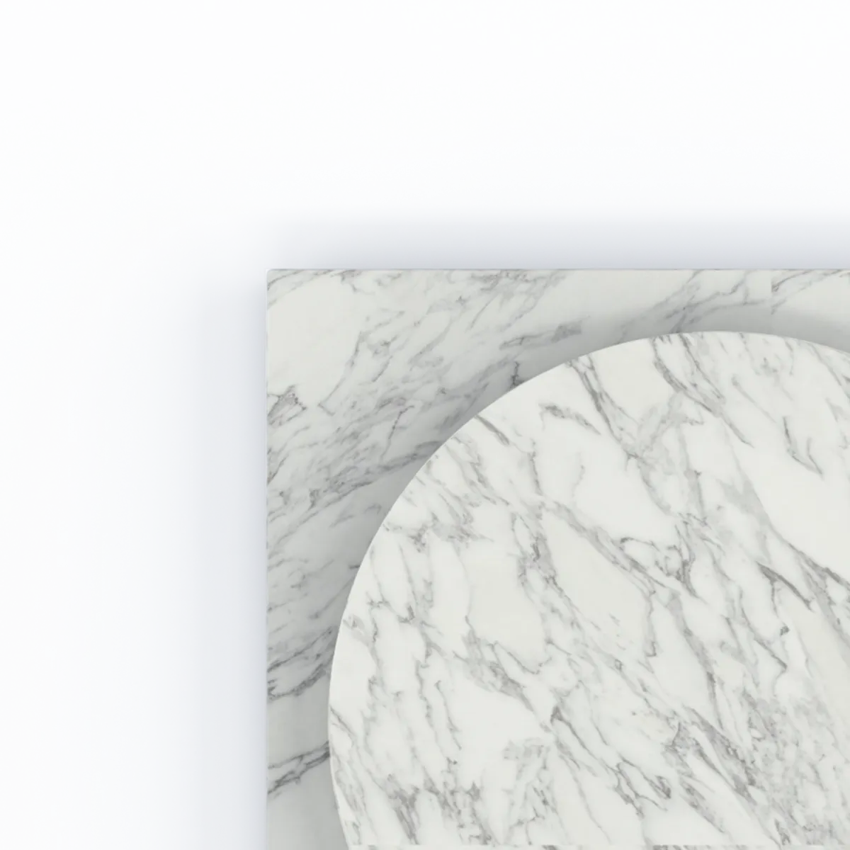 Arabescato Marble Table Top Thumb