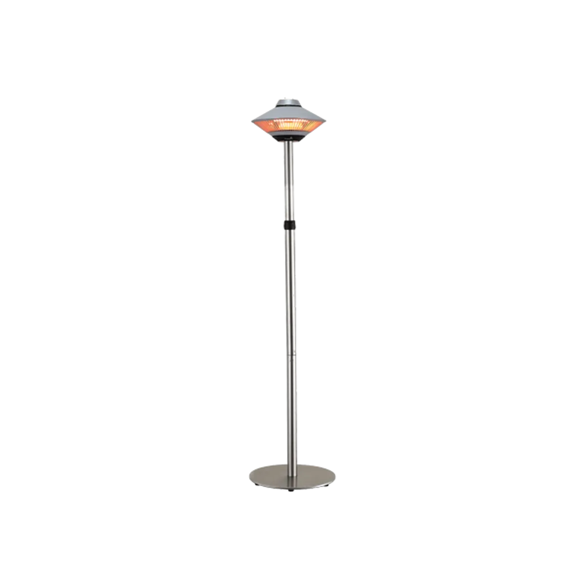 Aurora Infrared floor standing heater Inside Out Contracts