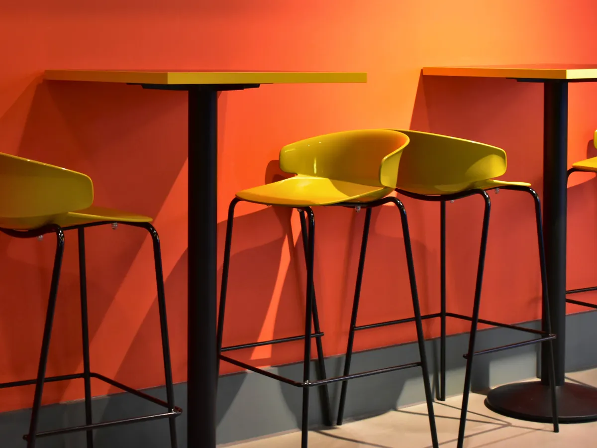 Bar Stools and Bar Table at Picturehouse Ealing
