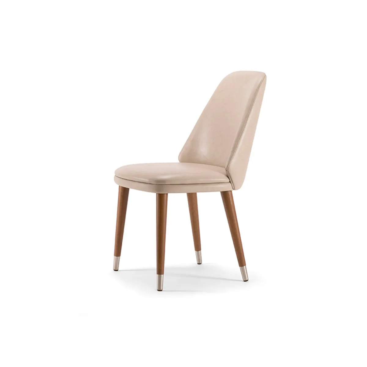 Barton Side Chair Upholstered Chair With Wooden Legs And Metal Slipper Cups Insideoutcontracts074 3