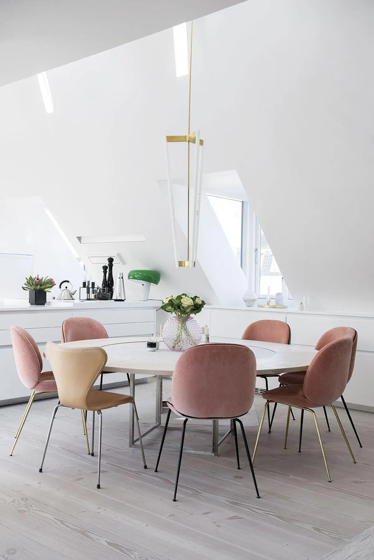 Beetle Chairs In Pink