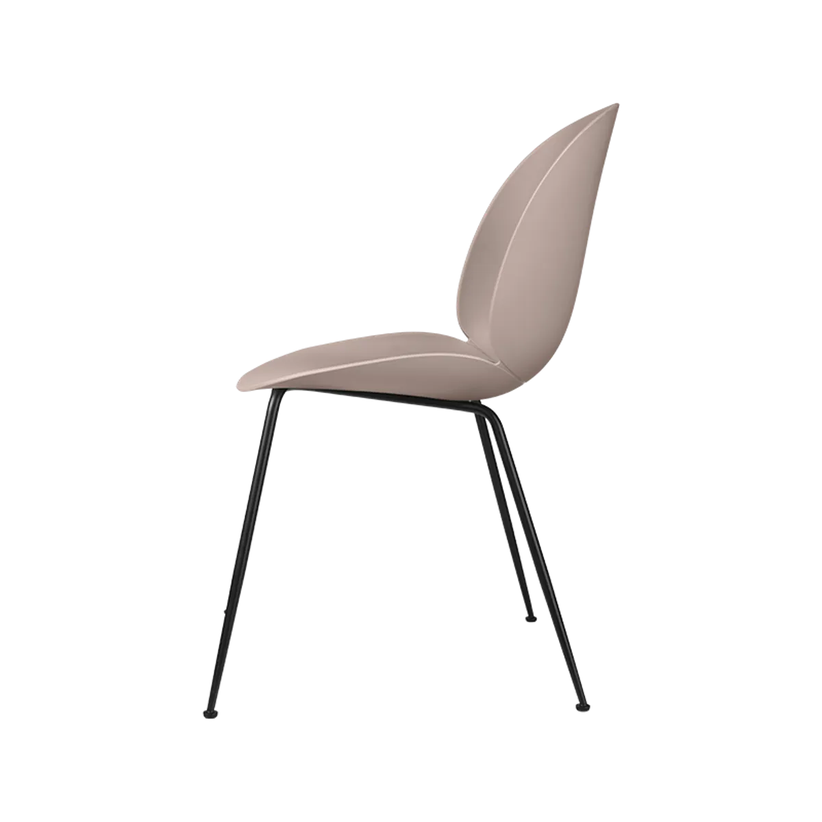 Beetle Poly Side Chair Pink Side Inside Out Contracts