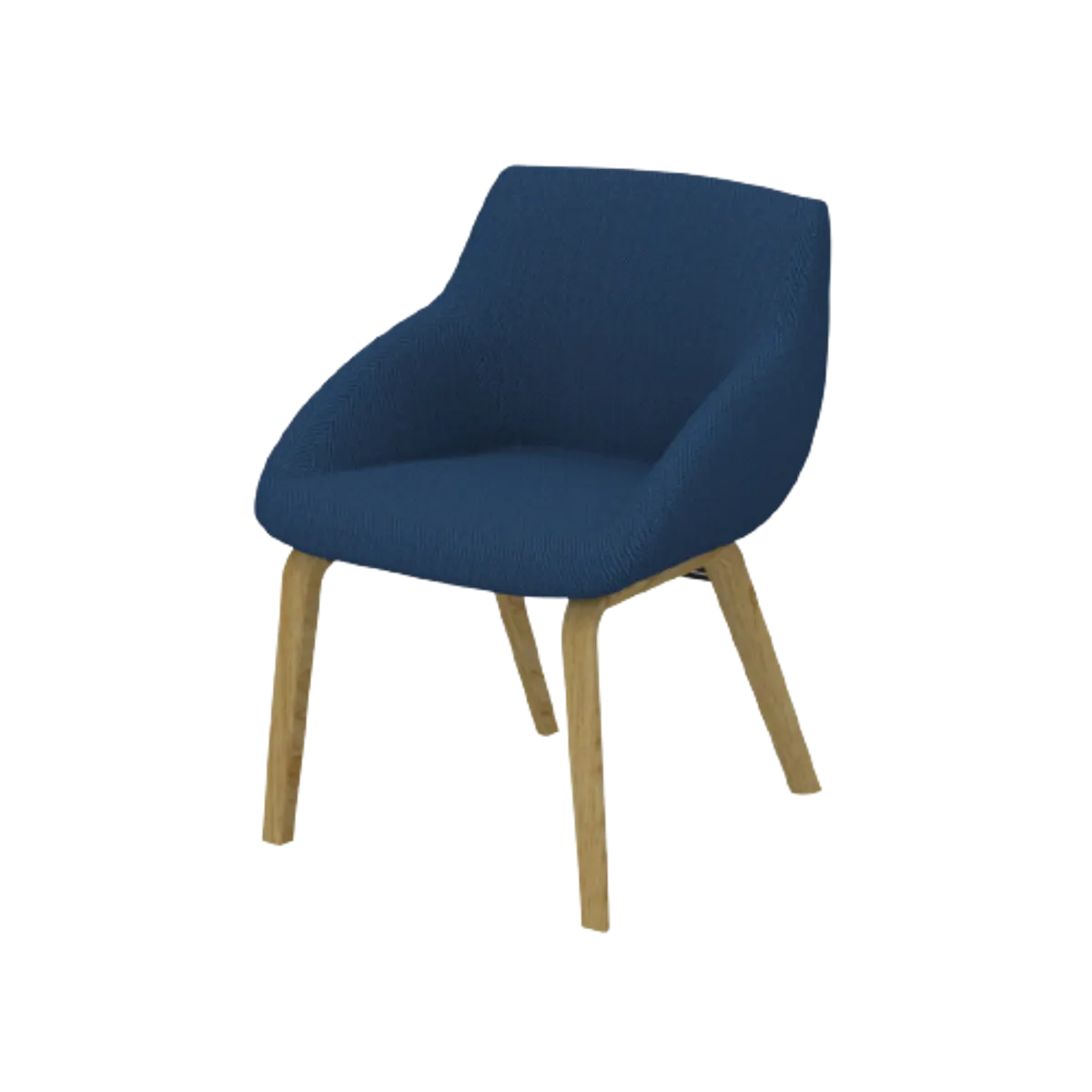 Blue lounge chair Thumbnail