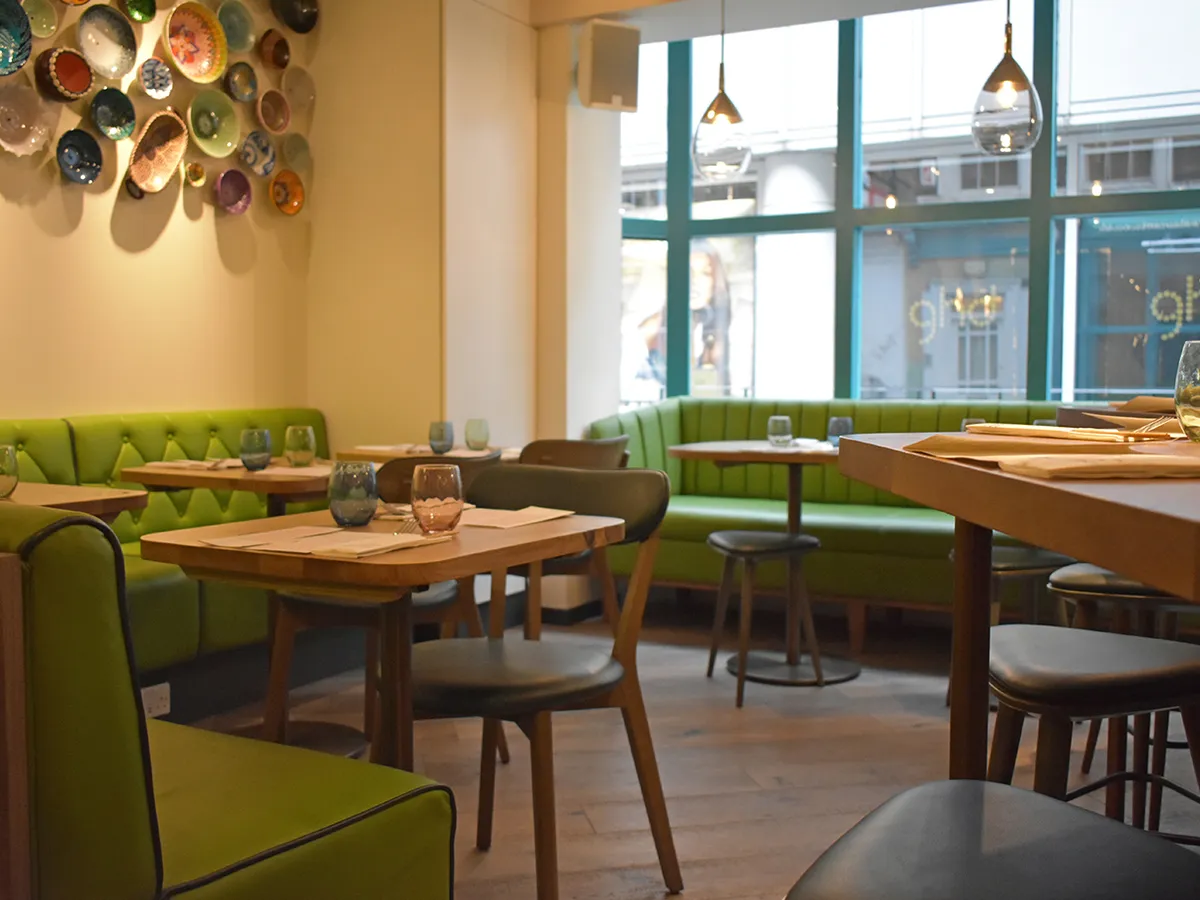 Bowls soho restaurant with outdoor furniture and recycled table tops by insideoutcontracts06