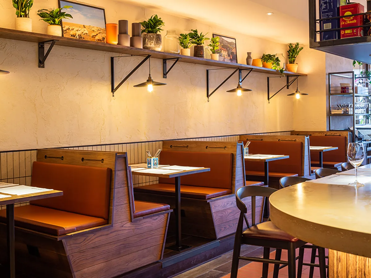 Brindisa Battersea Restaurant With Siri Bar Stools By Insideoutcontracts