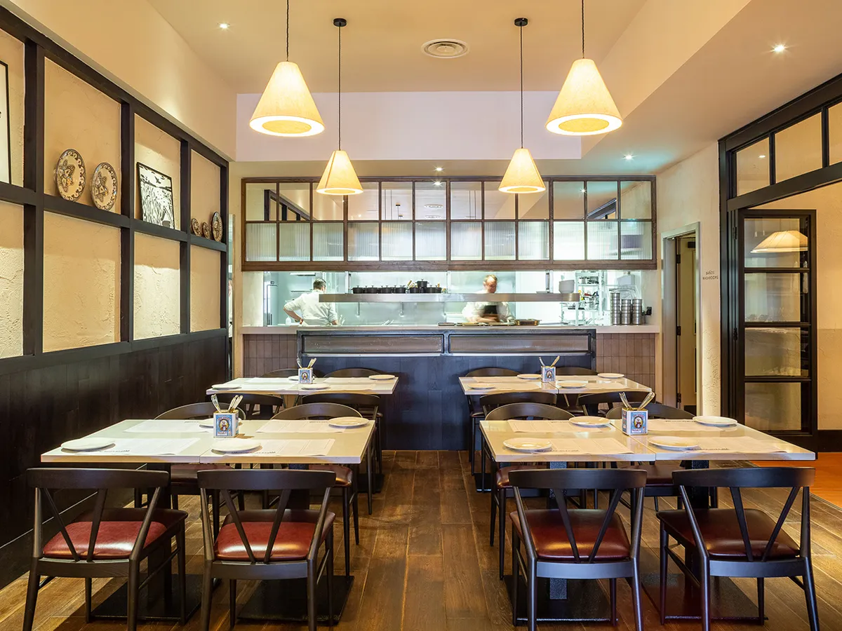 Brindisa Battersea Restaurant With Siri Chairs By Insideoutcontracts
