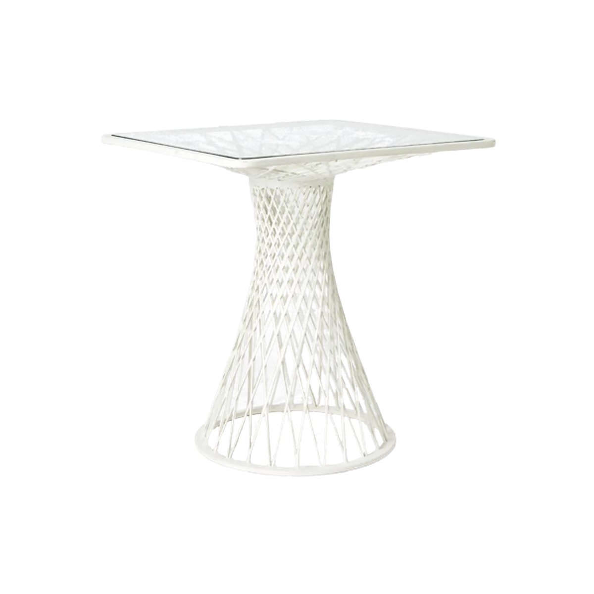 Cacti square table | Metal base table | Glass top table - Inside Out ...