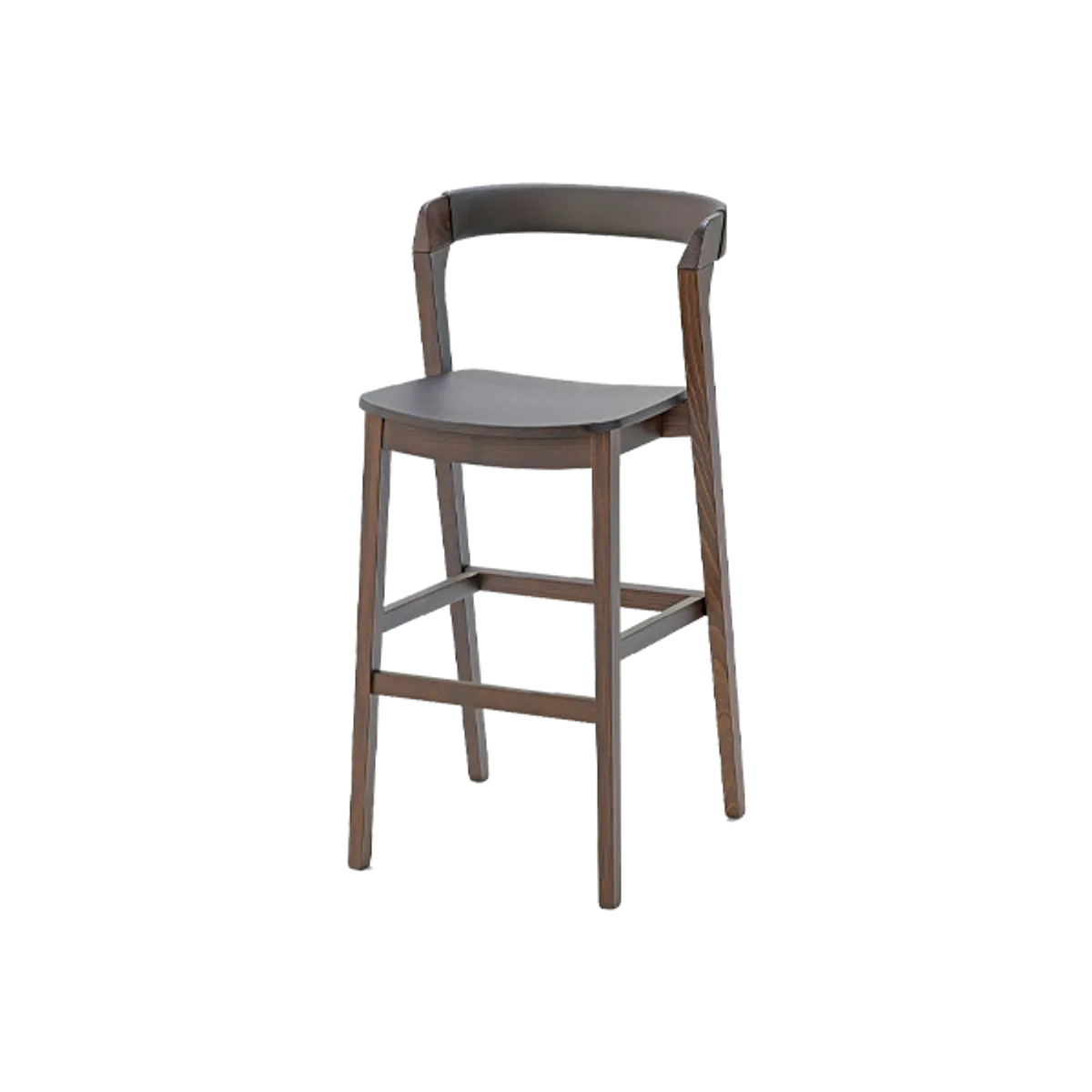 Crest wood bar stool Inside Out Contracts