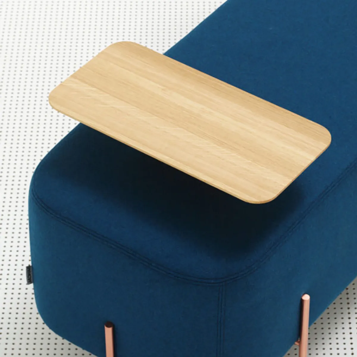 Elephant Bench In Blue With Side Table Modular Furniture By Inside Out Contracts