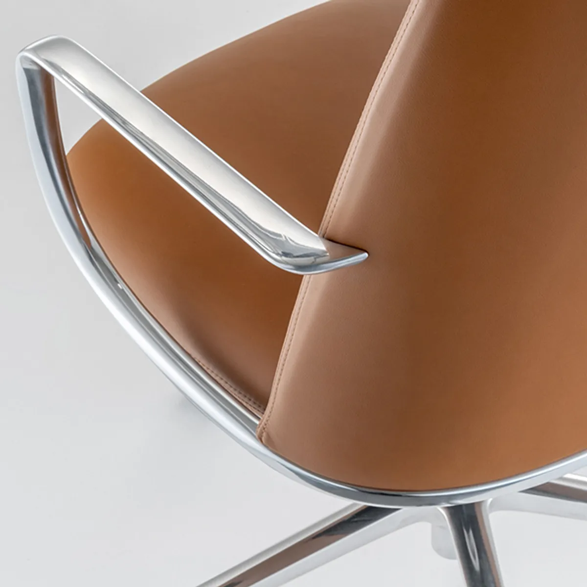 Elinor Office Exec Chair 3755 Aluminium Armrest