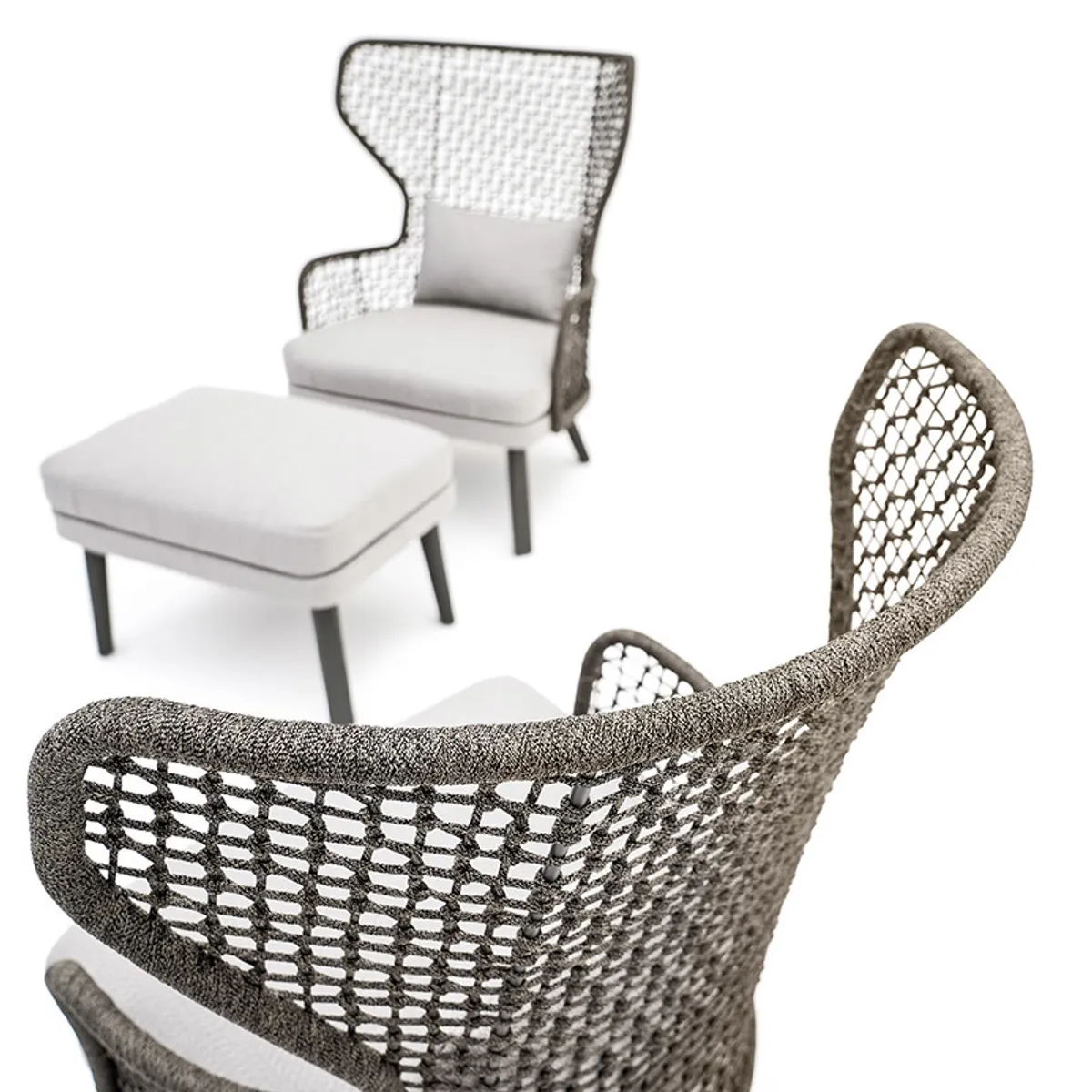 Emma High Back Chair Outdoor Hotel Lounge Inside Out Contracts 4