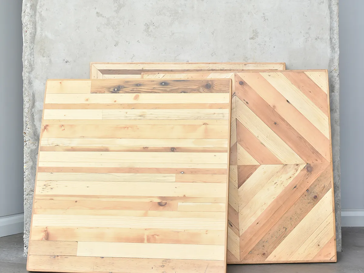 Environmentally Friendly Furniture Up-cycled Wood Table Tops