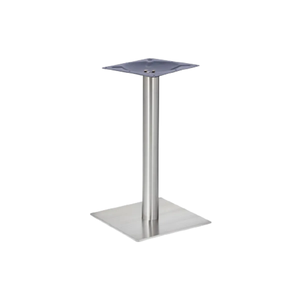 Flat square table base with round column Thumbnail