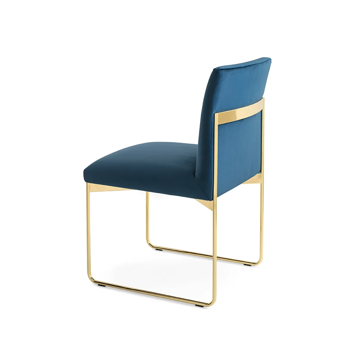 Gala Side Chair Brass Furniture Inside Out Contracts