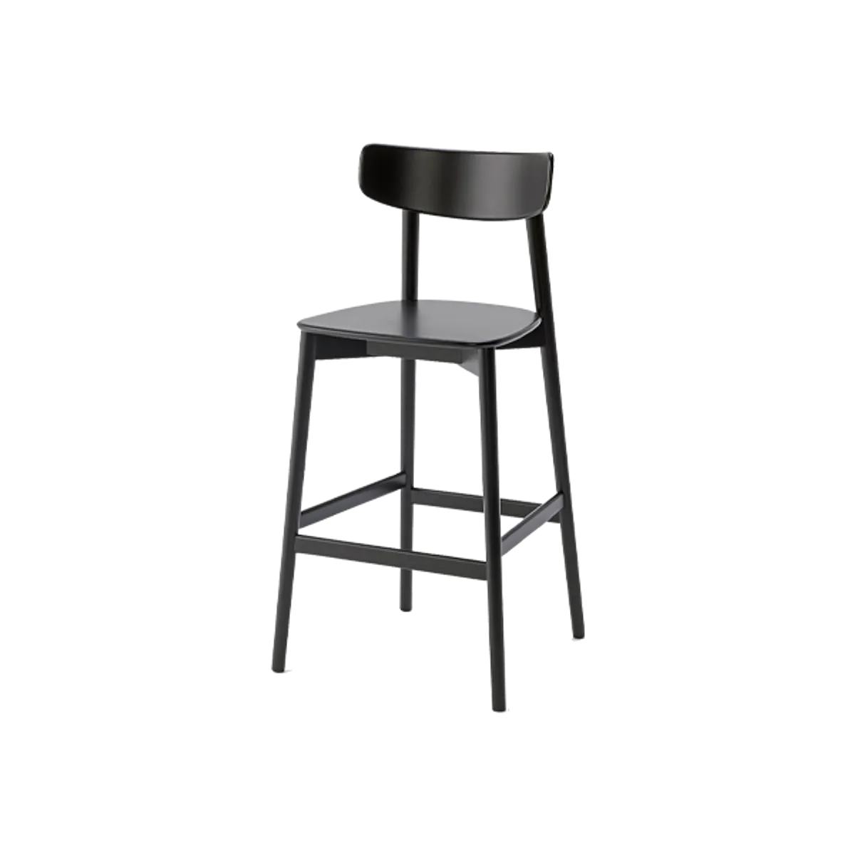 Gleam wood bar stool Inside Out Contracts