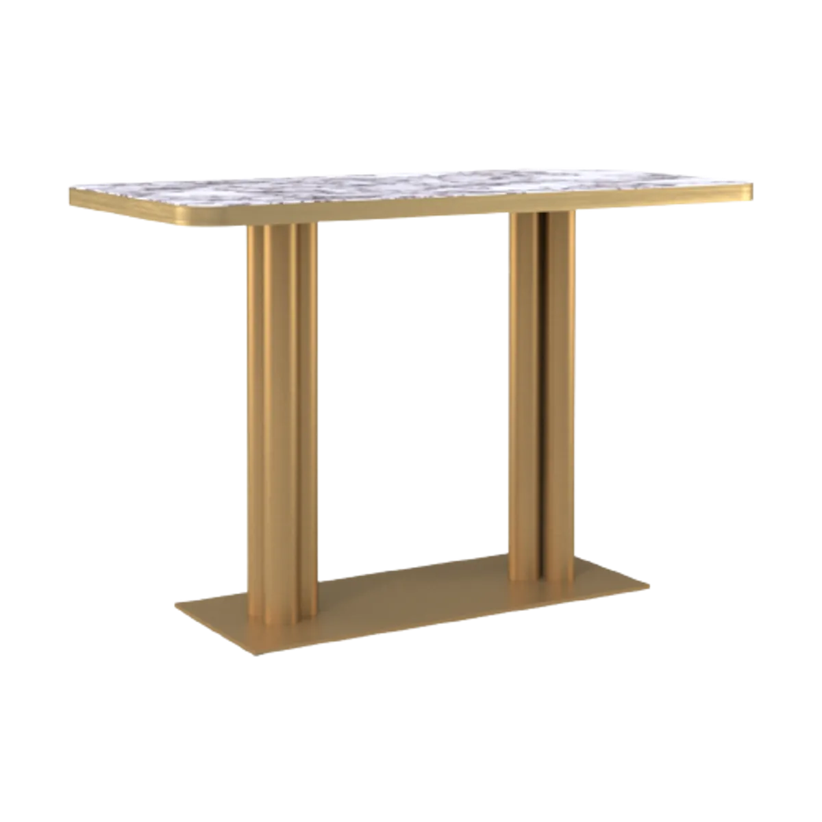 Gouqi brass rectangle dining table Thumbnail