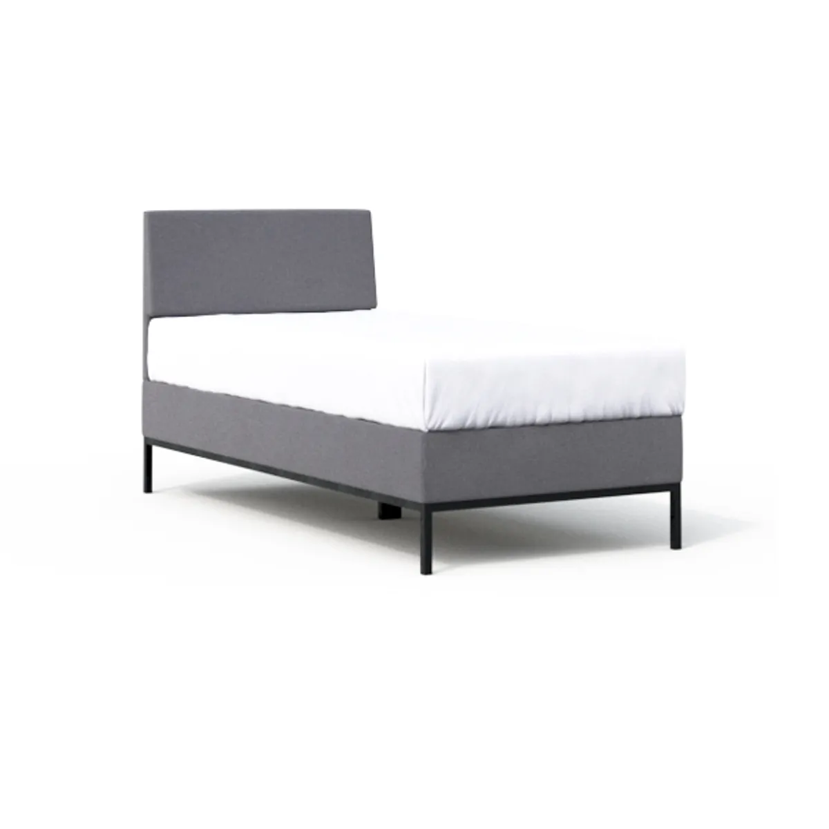Grey Single bed Inside Out Contracts