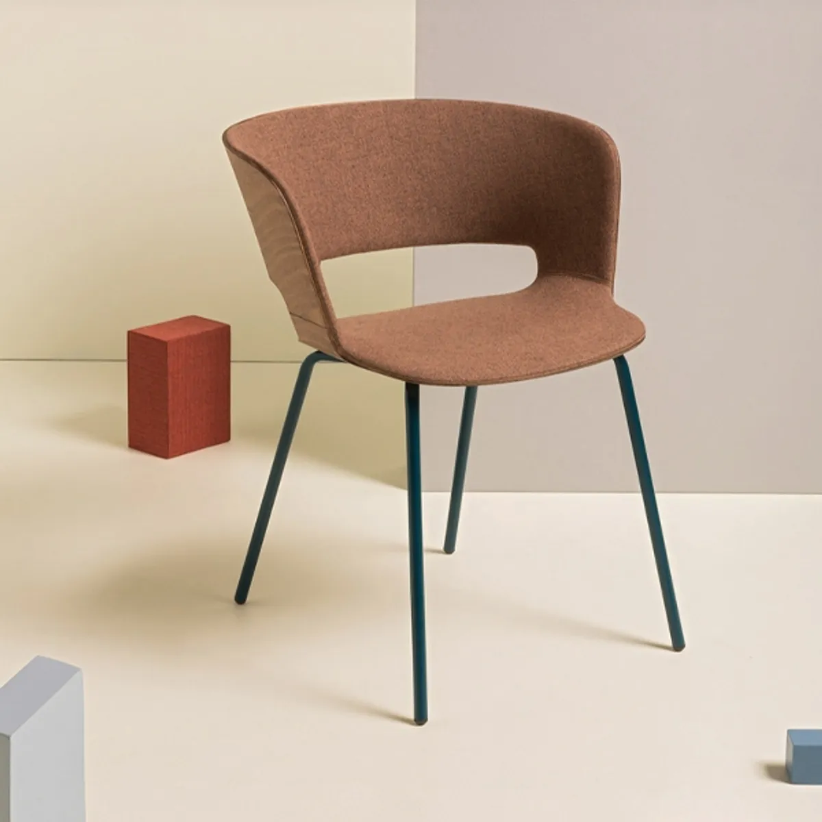 Gwen soft metal armchair Inside Out Contracts2