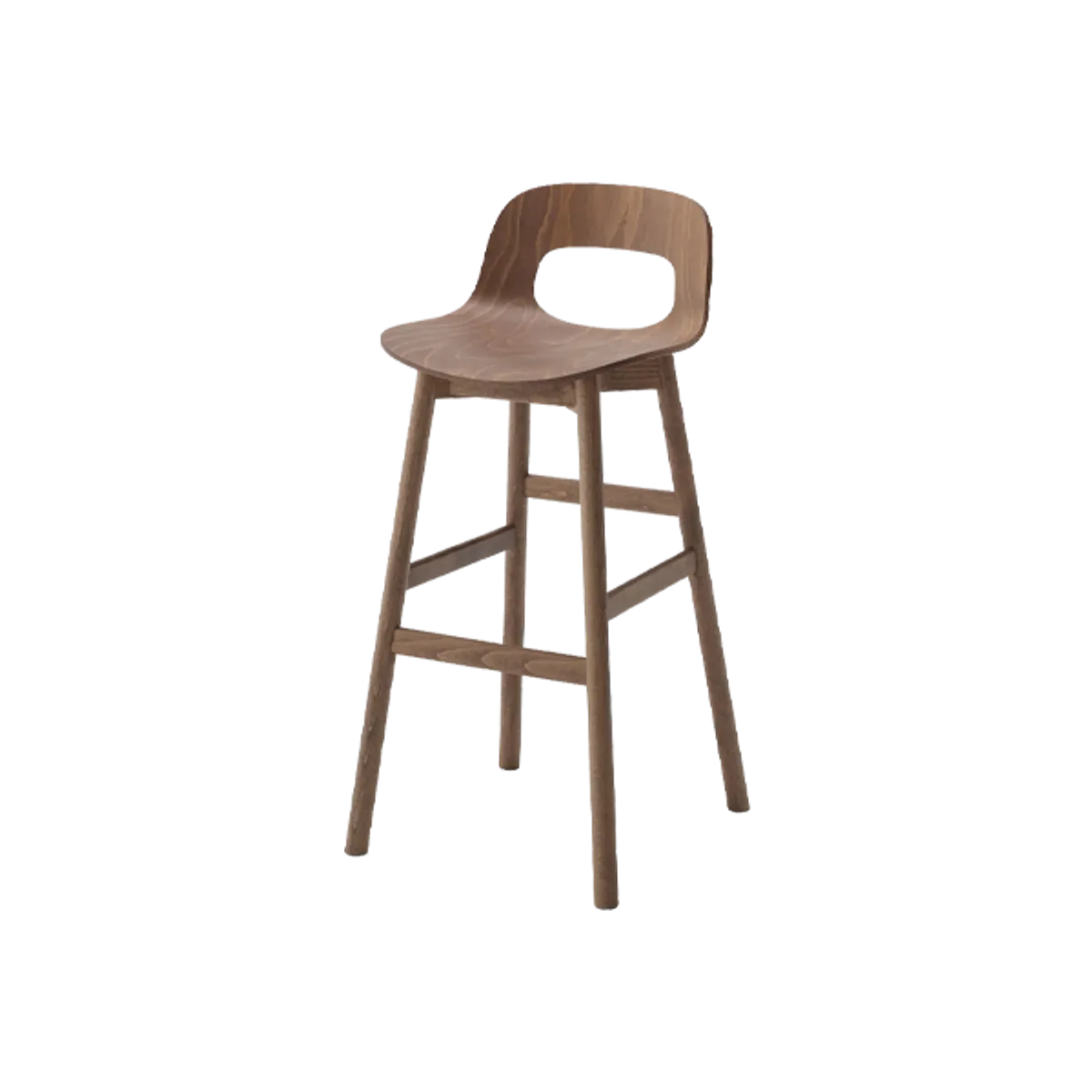 Gwen wood bar stool Inside Out Contracts