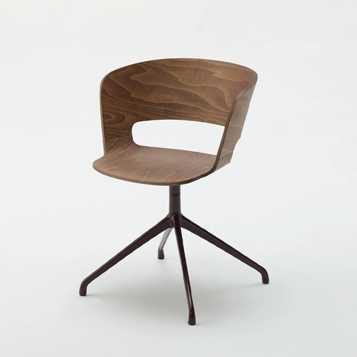 Gwen wood swivel armchair Inside Out Contracts