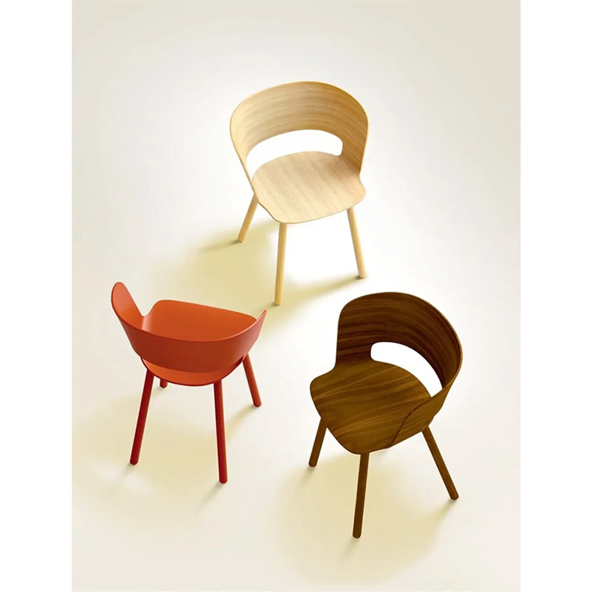 Gwen Wooden Chair three colours
