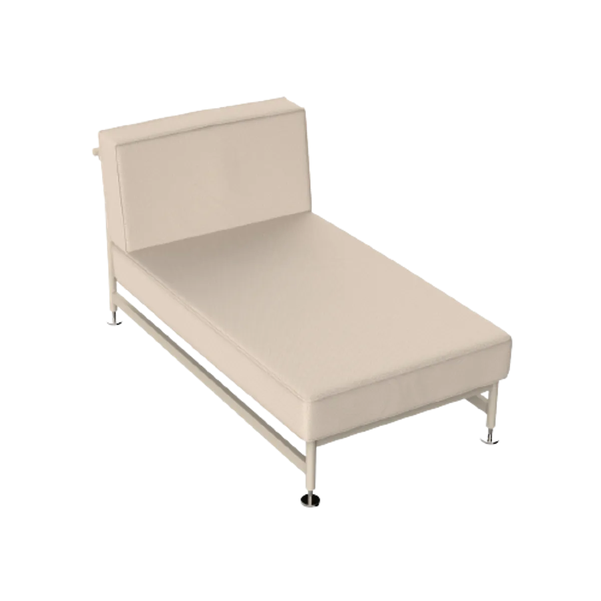 Hamptons armless lounge chaise Thumbnail