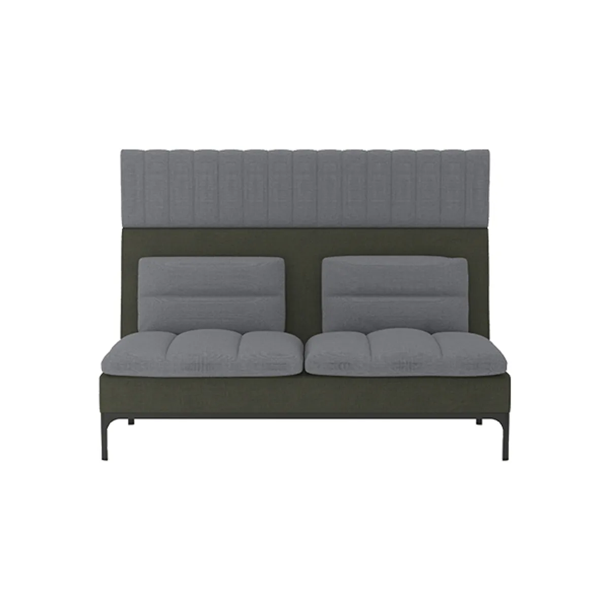 Haven high back modular bench - Inside Out Contracts