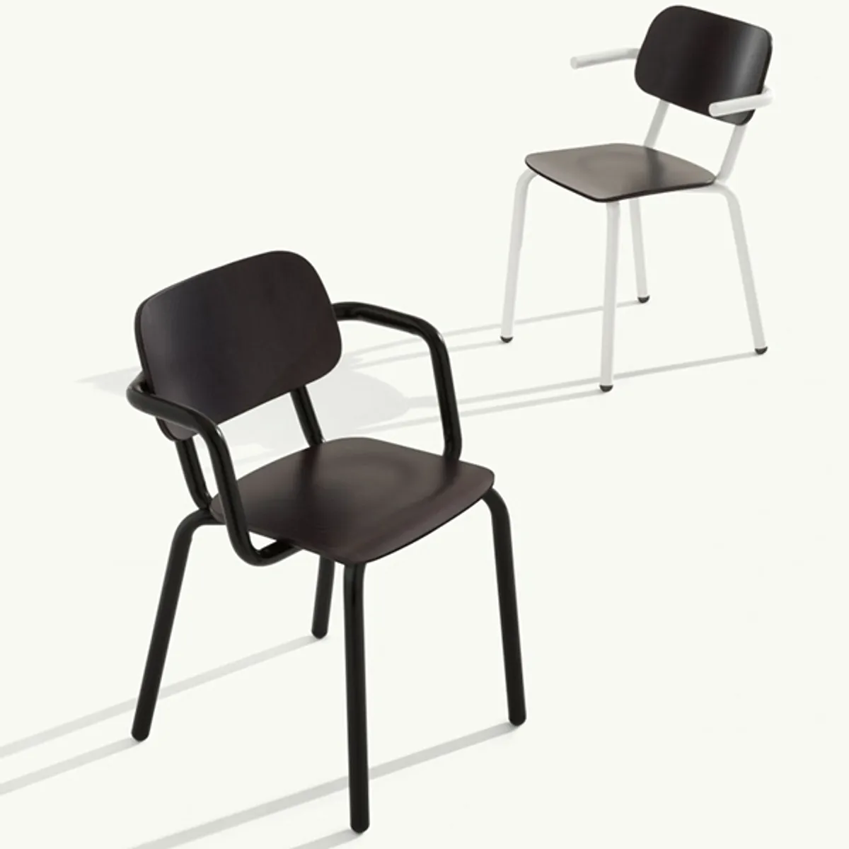 Hull Chair Collection Black Metal