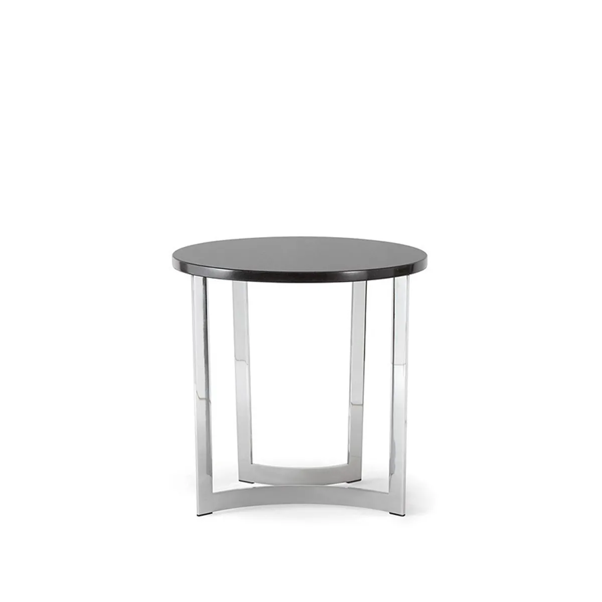 Hyde Black Side Table With Metal Base Insideoutcontracts