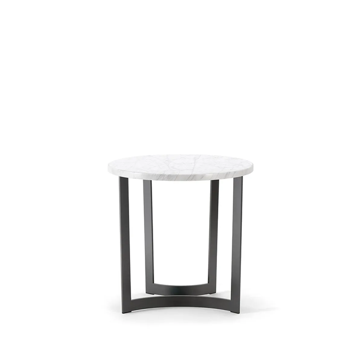Hyde Side Table With Marble Top And Metal Base Insideoutcontracts