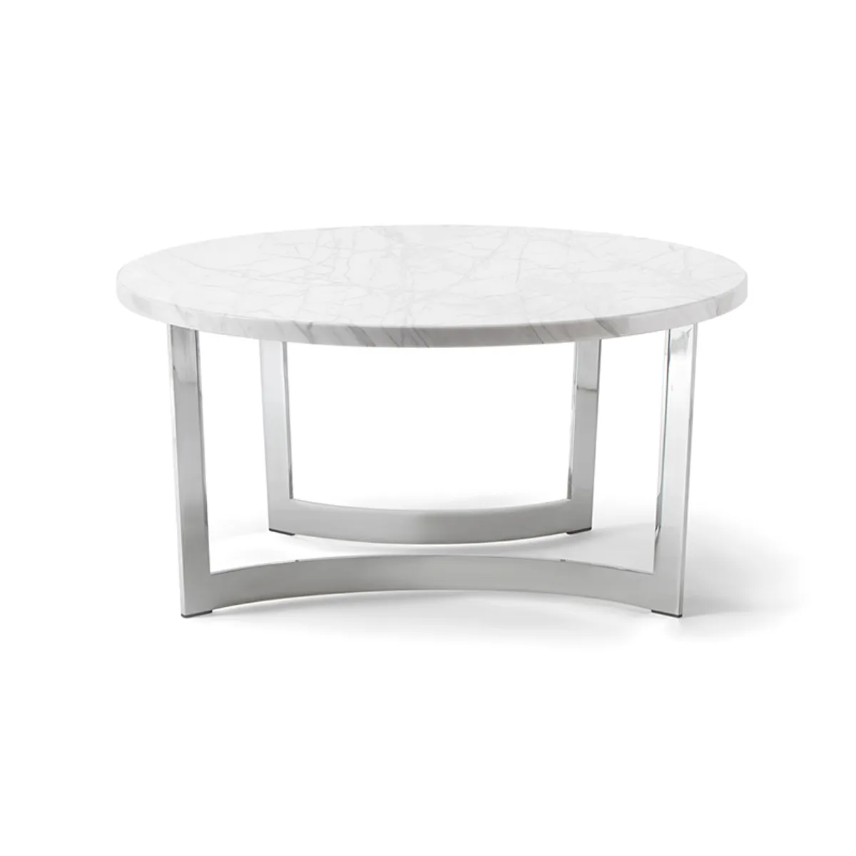 Hyde White Coffee Table Contemporary Furniture For Luxury Venues