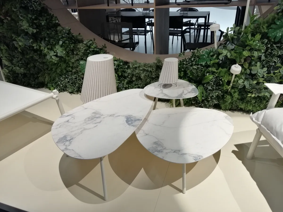 Imm Cologne 2019 Marble Effect Tables