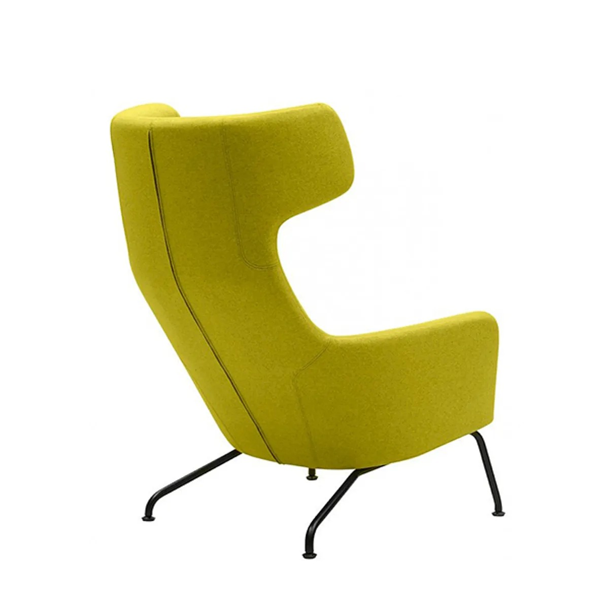 Inside Out Contracts Tonic Lounge Chair Yellow Black