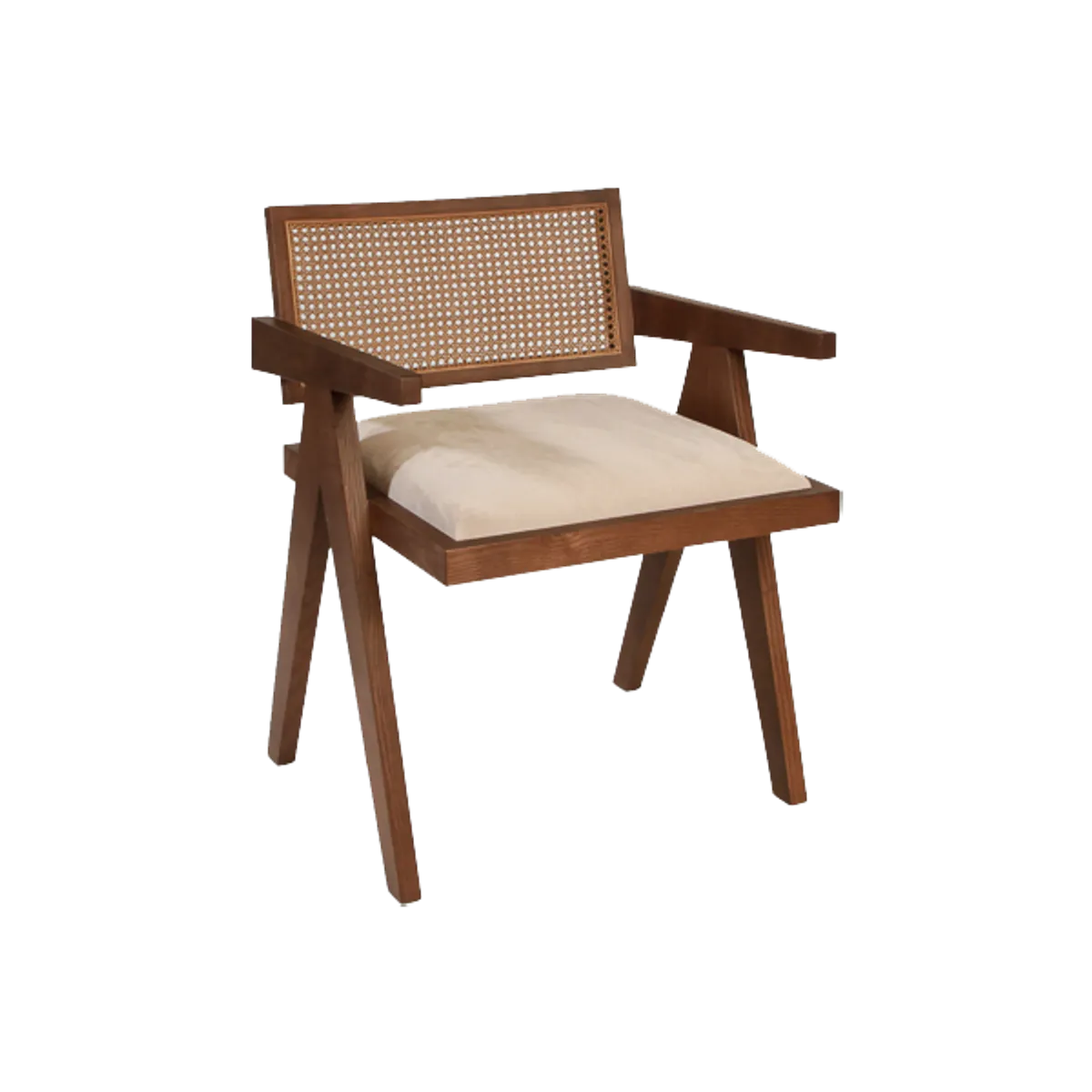 Jade wicker armchair Inside Out Contracts