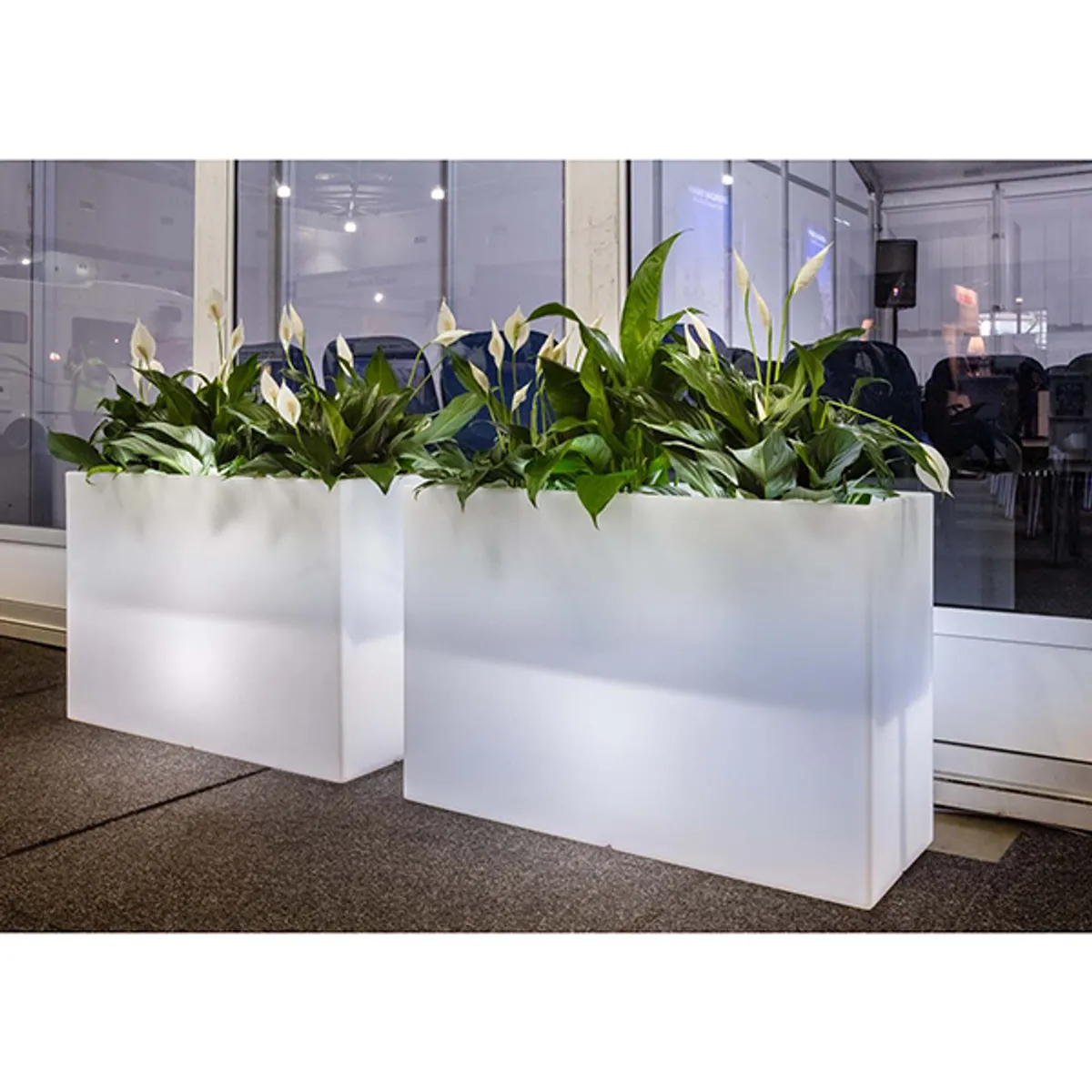 Kado Planter Tall Illuminated Inside Out Contracts