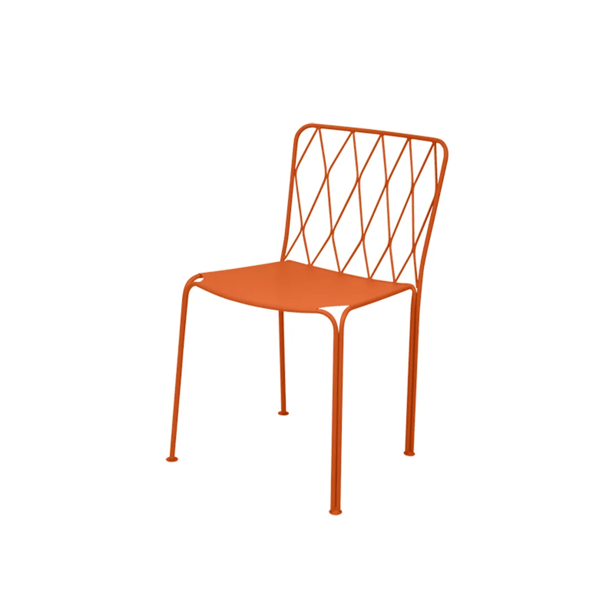 Kintbury Side Chair For Outdoors Bar And Cafe Furniture Orange