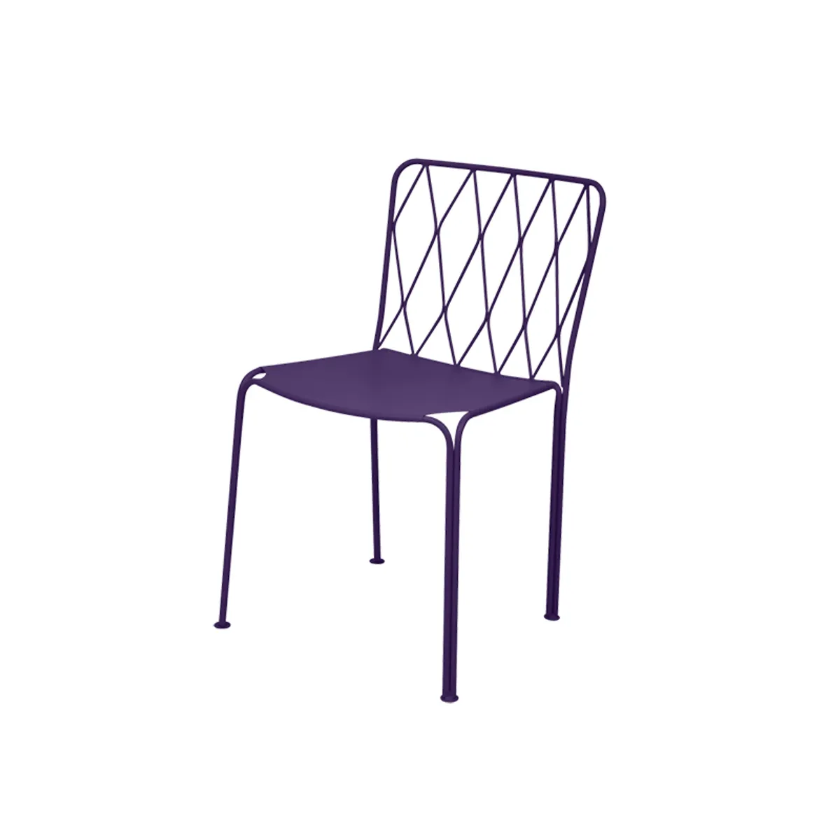 Kintbury Side Chair For Outdoors Bar And Cafe Furniture Purple