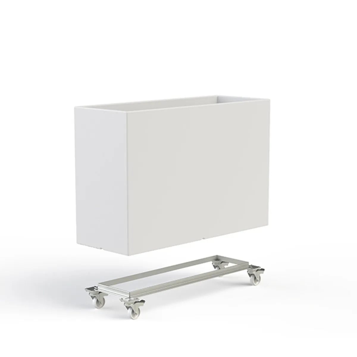 Kado Planter Trolley White Inside Out Contracts