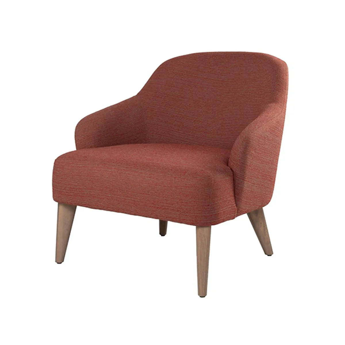 Keat 3 lounge chair Upholstered hotel furniture by insideoutcontracts