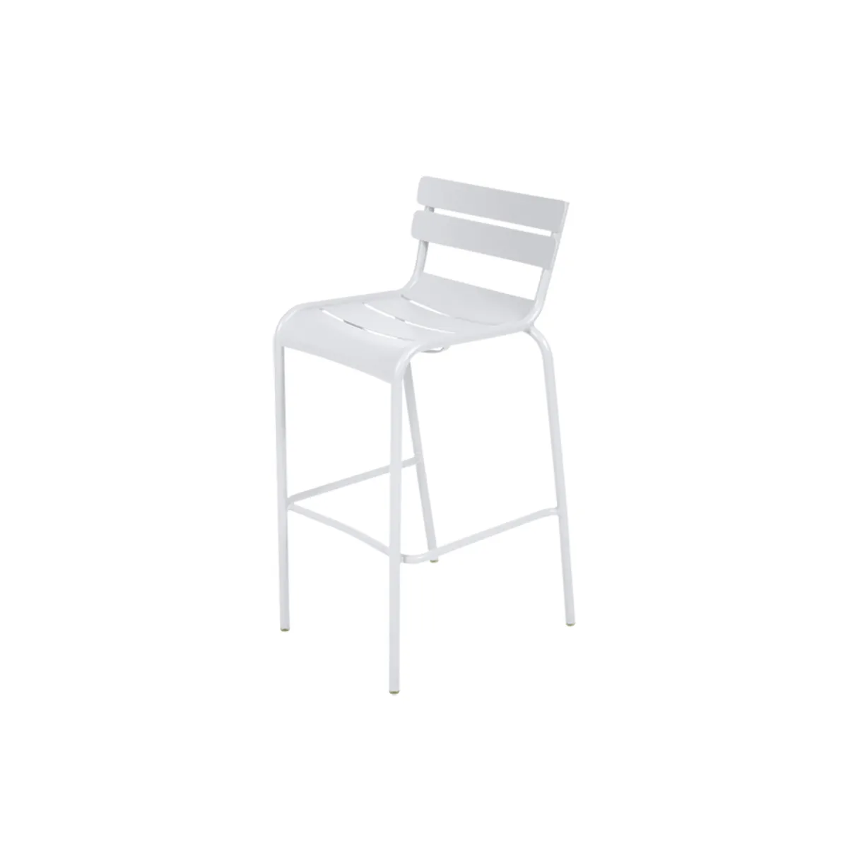 Luxembourg High Stool Furniture For Outdoor Cafe And Bars White