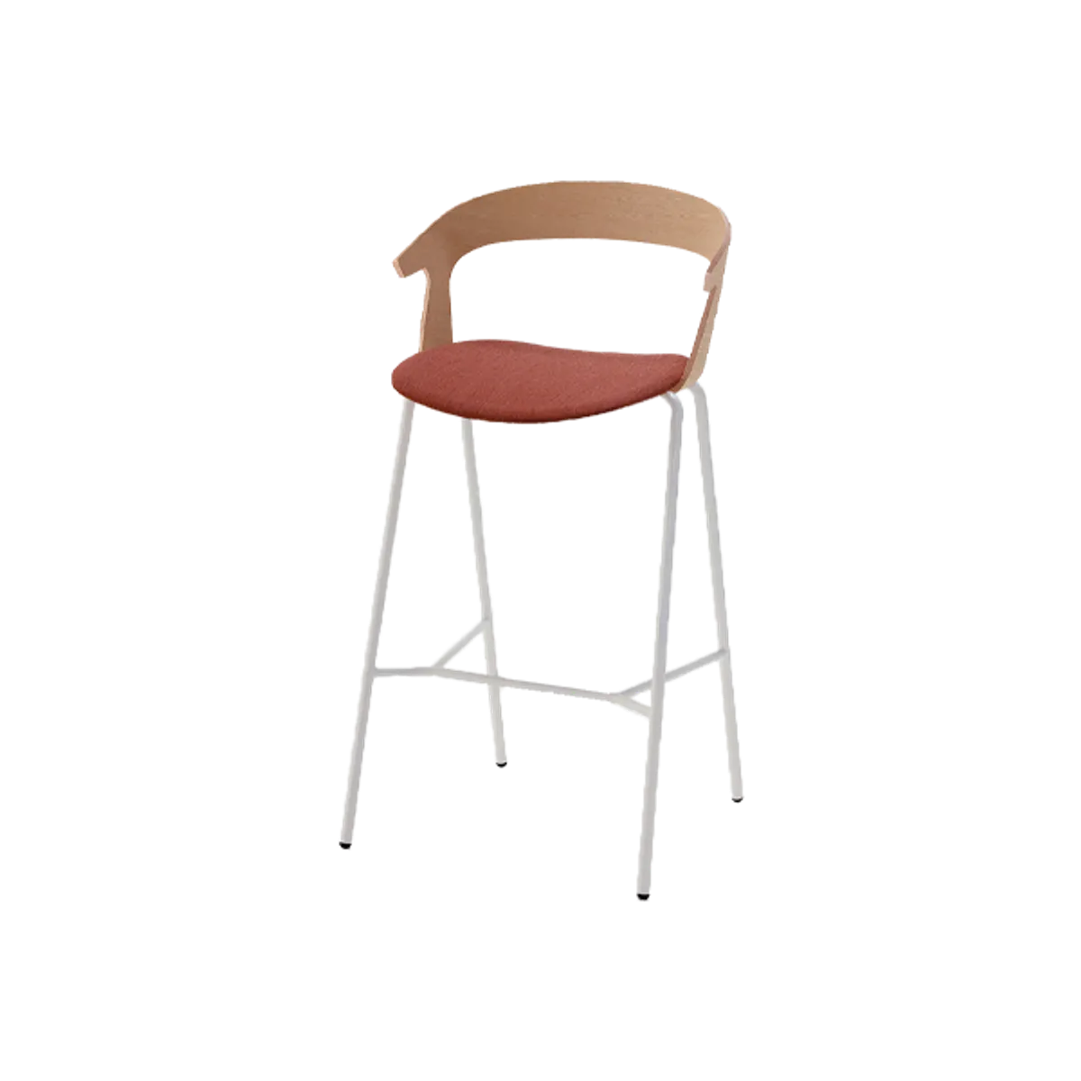 Maki soft bar stool warms Inside Out Contracts