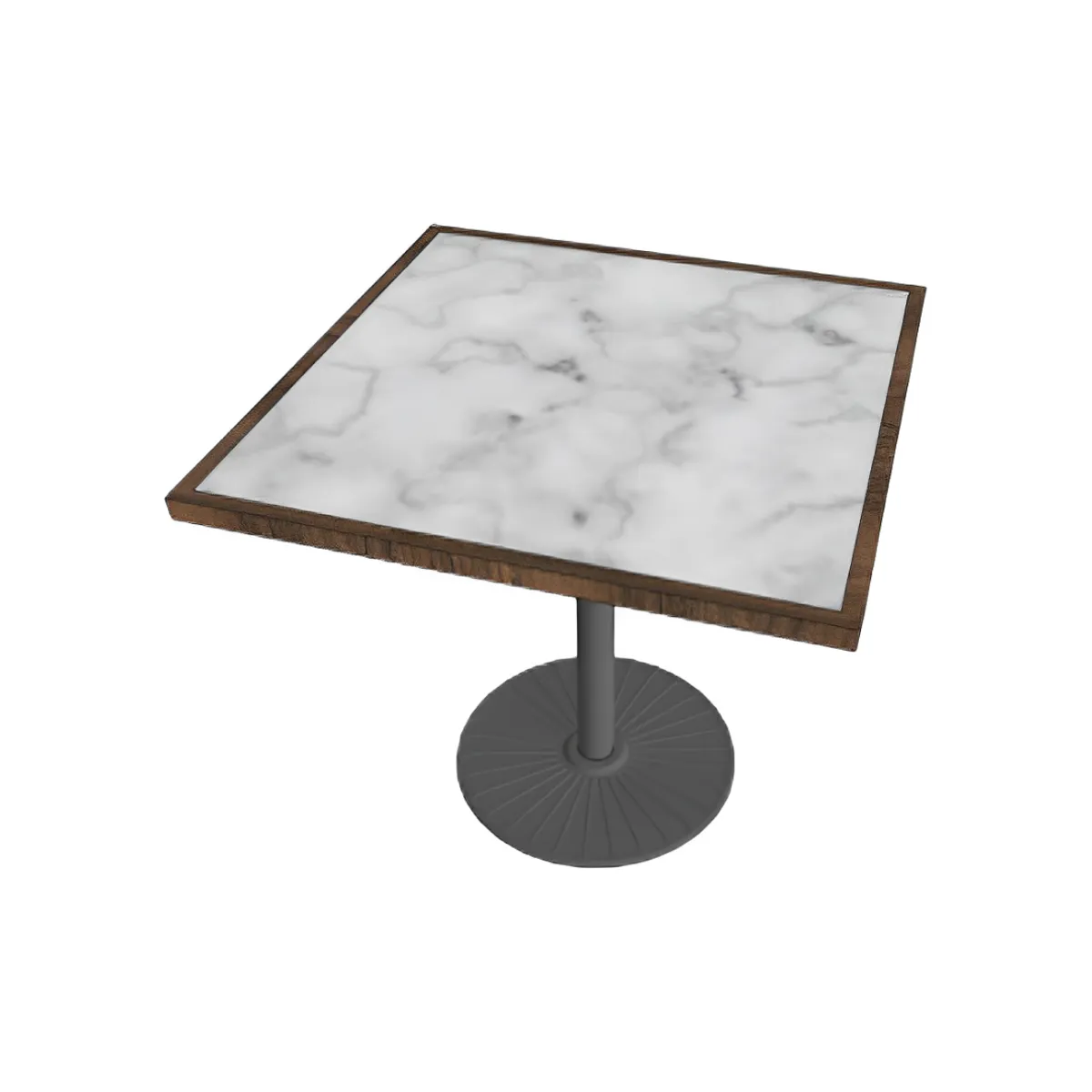 Marble Top with Timber Edge
