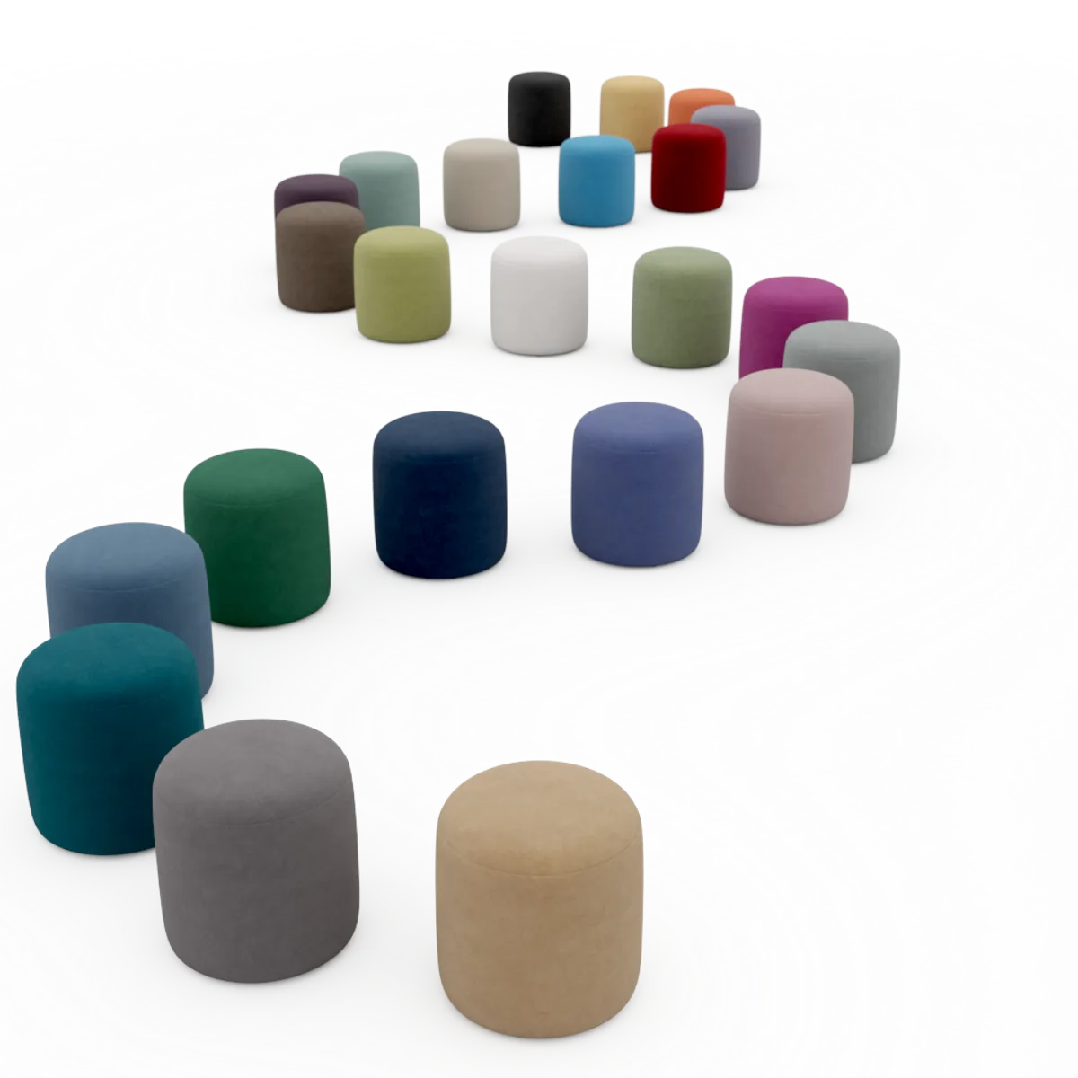 Marshmallow Stool Collection By Insdie Out Contracts 089