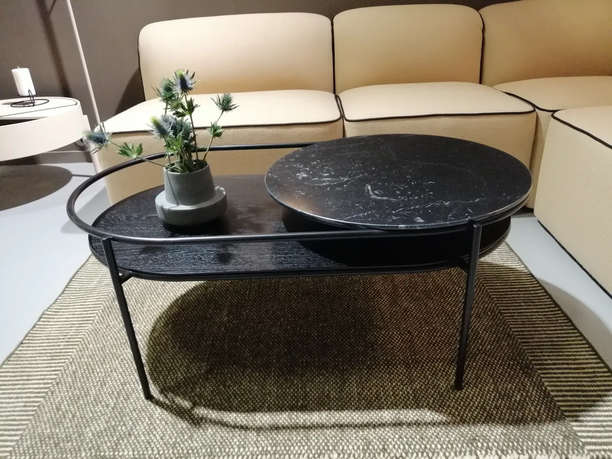 Monotone Furniture Trend Black Table Mixed Materials