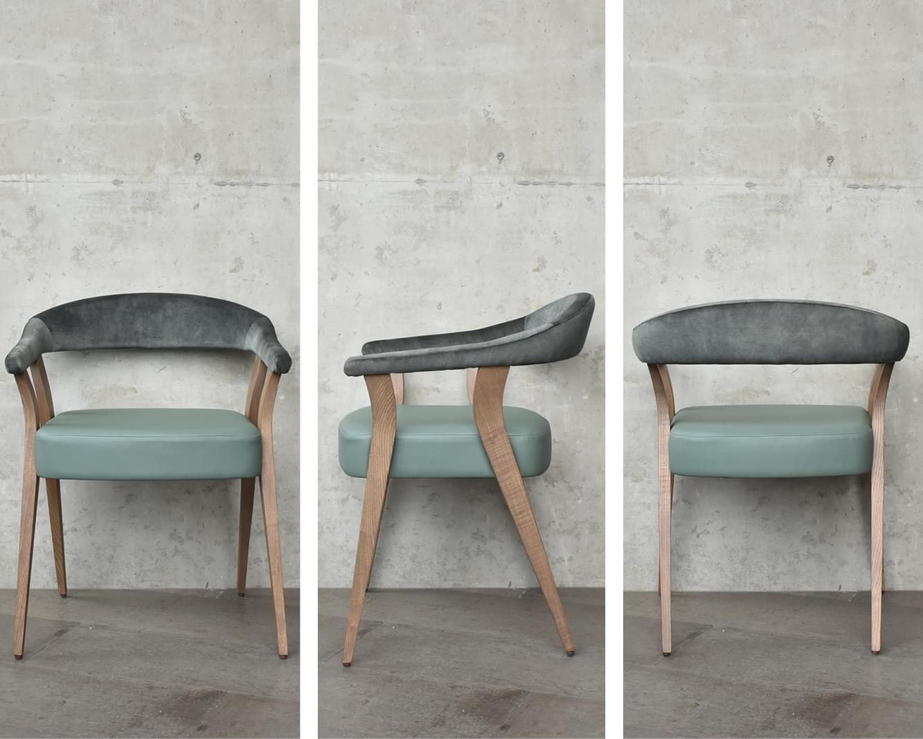 Nannini armchair - New fully upholstered furniture for fine dining restaurants as seen at the Salone del Mobile Milano April, 2019