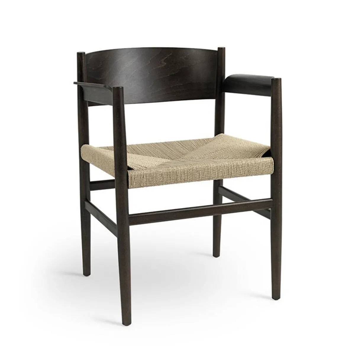 Nestor Armchair Sustainable Furniture In Dark Finish Inside Out Contracts 089