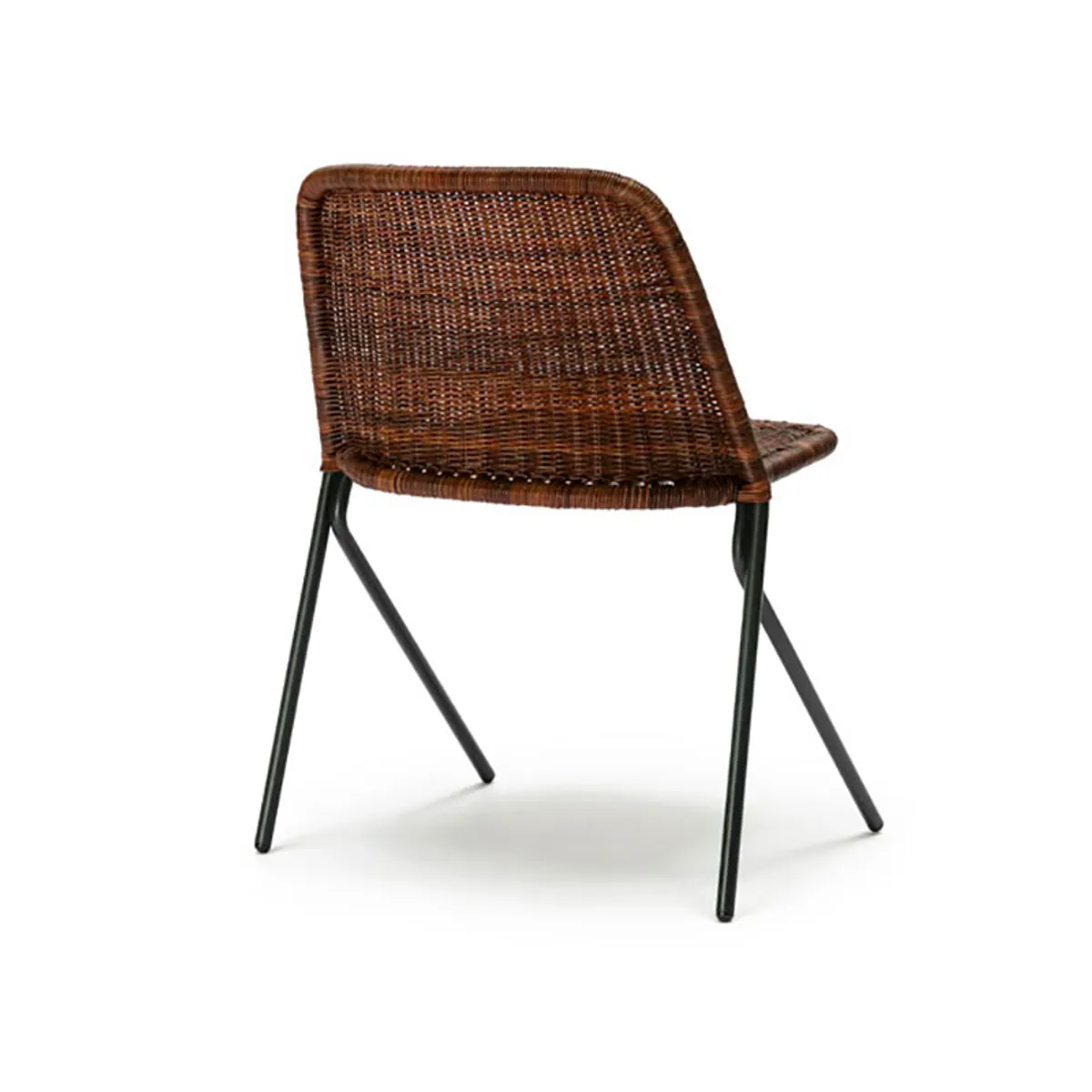 Persi Chair Charcoal Rust Rattan And Metal Chair For Furnishing Healthcare And Hotels 2