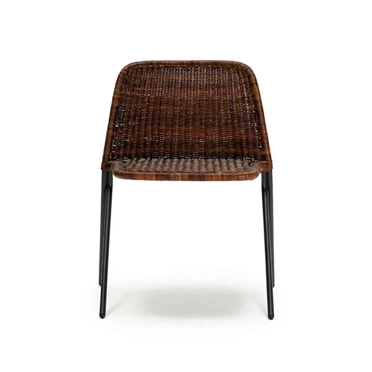 Persi Chair Charcoal Rust Rattan And Metal Furniture For Cafes And Hotel Restaurants 2